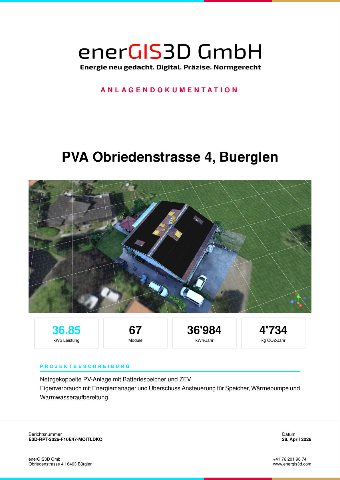 PDF-Seite 1: Anlage auf einen Blick